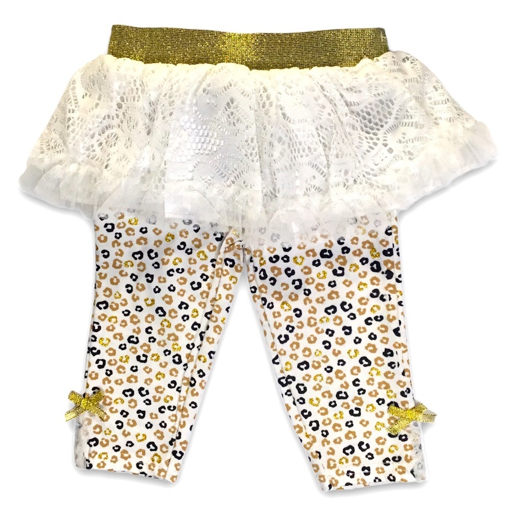 NEW Girls 6-9M Outfit Leopard Matching Set NWT - Picture 10 of 12